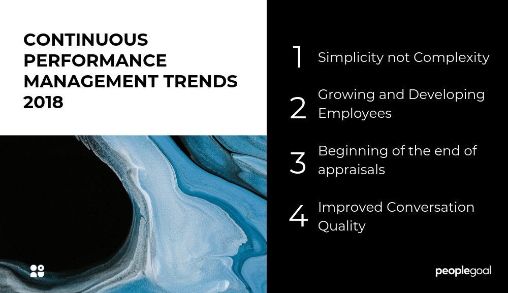Continuous performance Management trends 2018