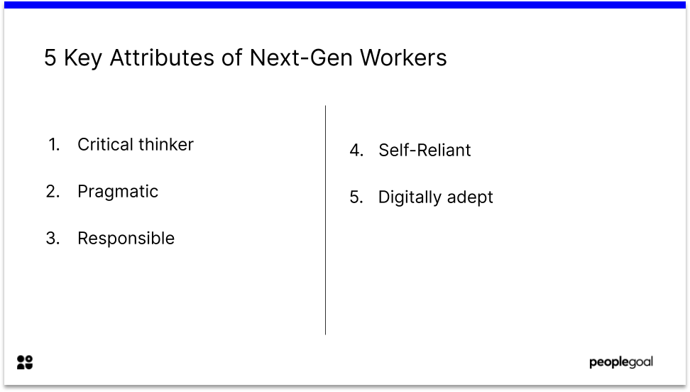 5 Key Attributes of Next Gen workers