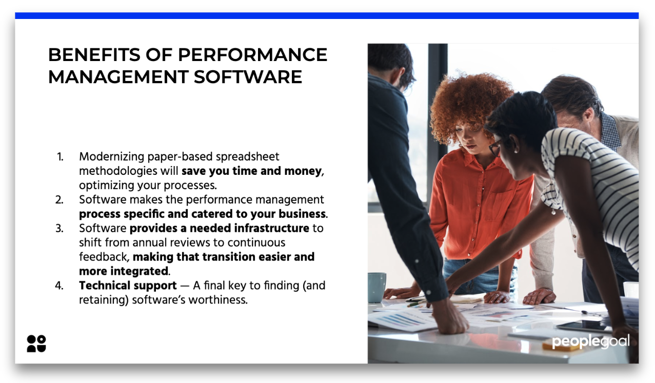 benefits of performance management software