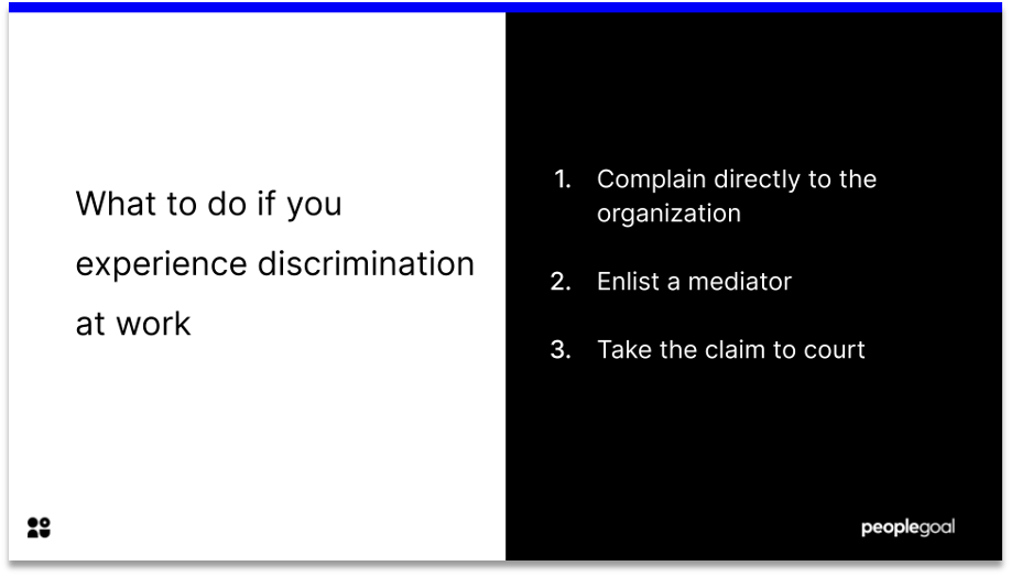 discrimination definition what to do if you experience discrimination at work