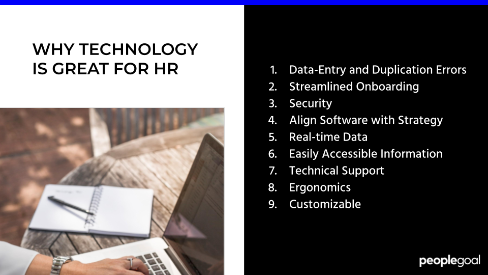 9 Benefits of Technology for your HR Department