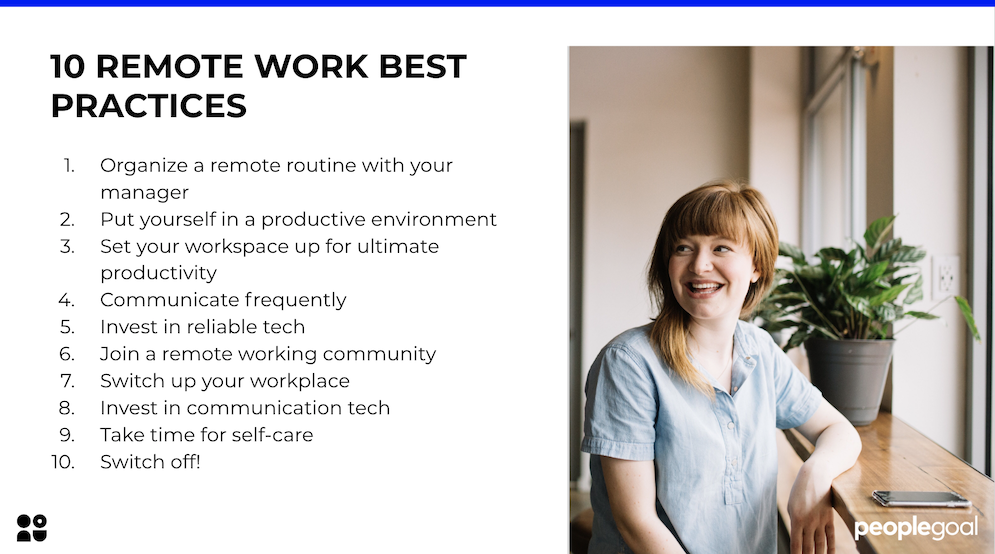 10 remote work best practices