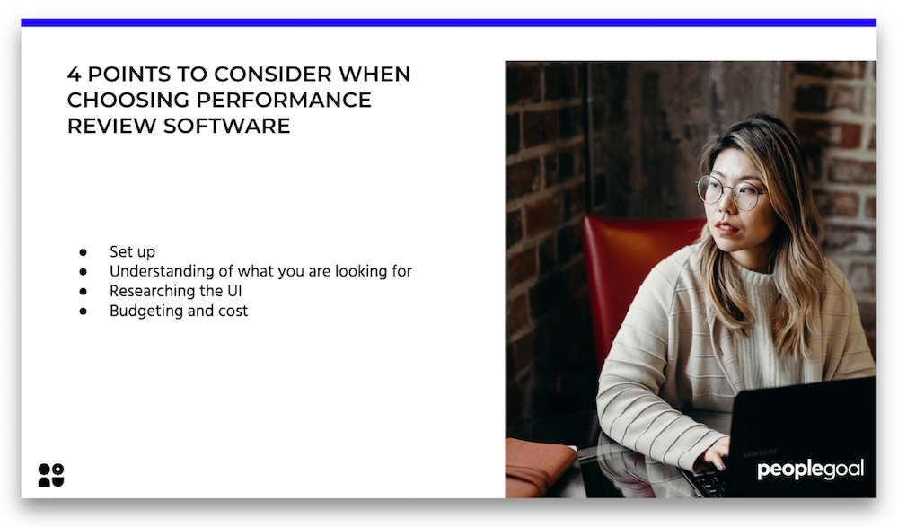 points to consider when choosing annual performance management software