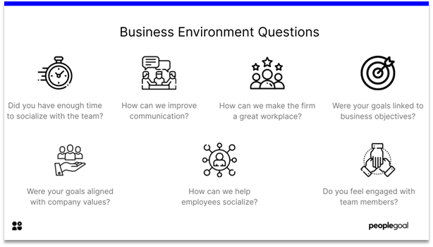 Feedback Questions - business environment questions