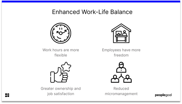 Remote Employee Engagement - enhanced work-life balance
