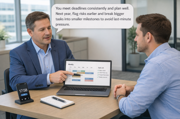 Productivity-Performance Review Phrases Examples