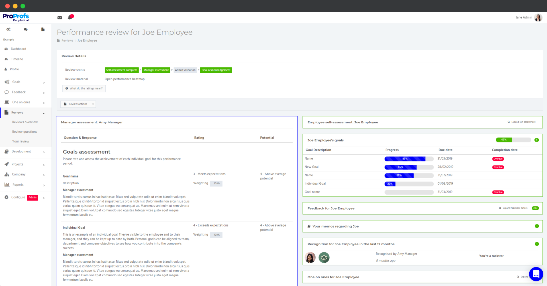 Document the Outcome and the Follow-Up Document Outcome in Performance Review Procedure