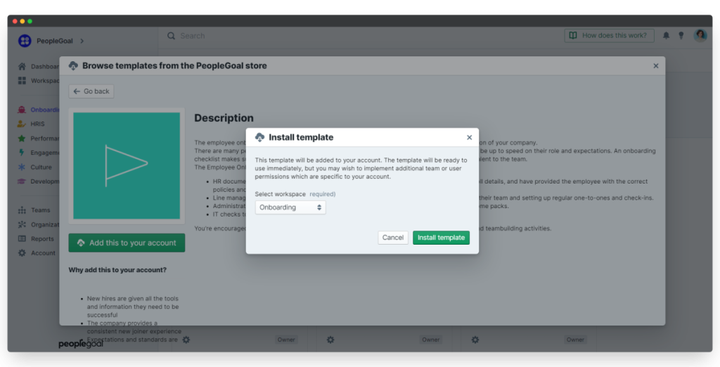 template onboarding