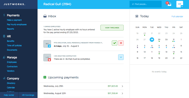 Justworks - Best for Small Businesses That Want Payroll and Benefits in One Package