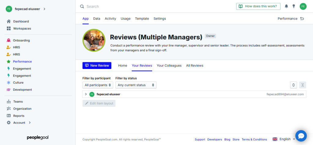 Employee Performance Reviews