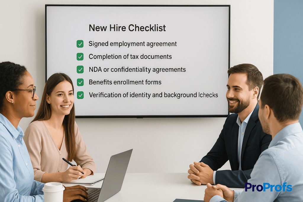 New Hire Checklist - PeopleGoal