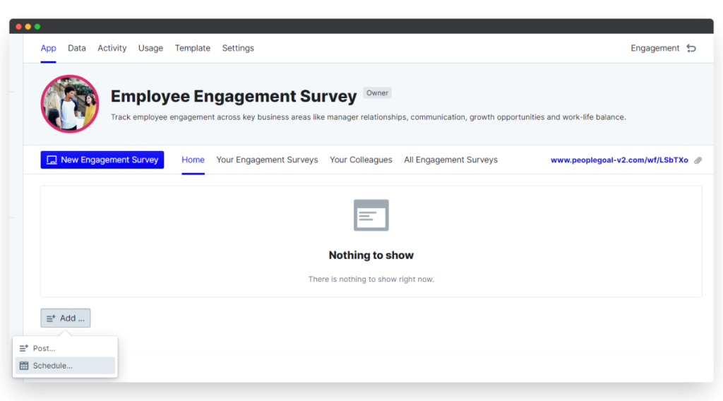 Launch and schedule recurring surveys