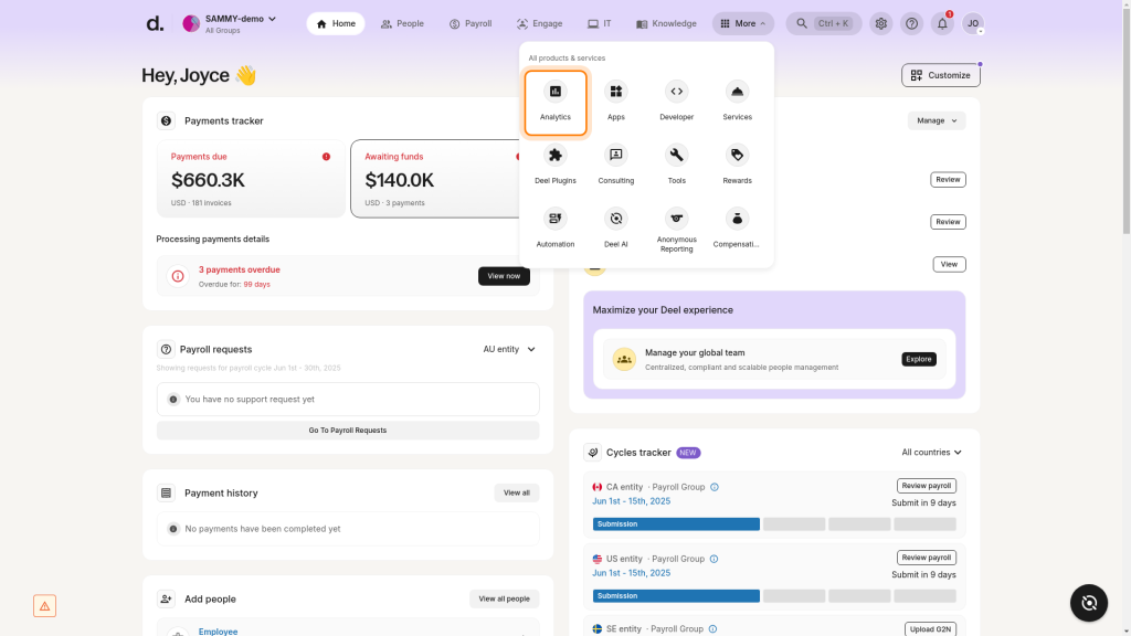  Deel - Best for Global Teams and Contractor Payments