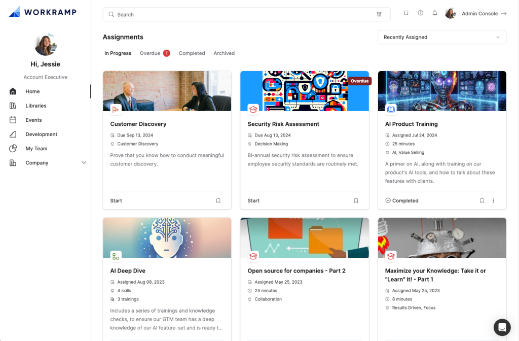 WorkRamp - Best for Onboarding and Enablement in One Learning Cloud