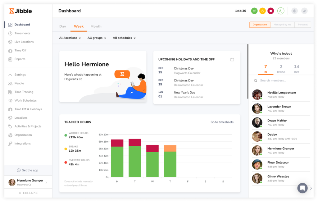 Jibble
Best for Verified Attendance and Time Tracking
