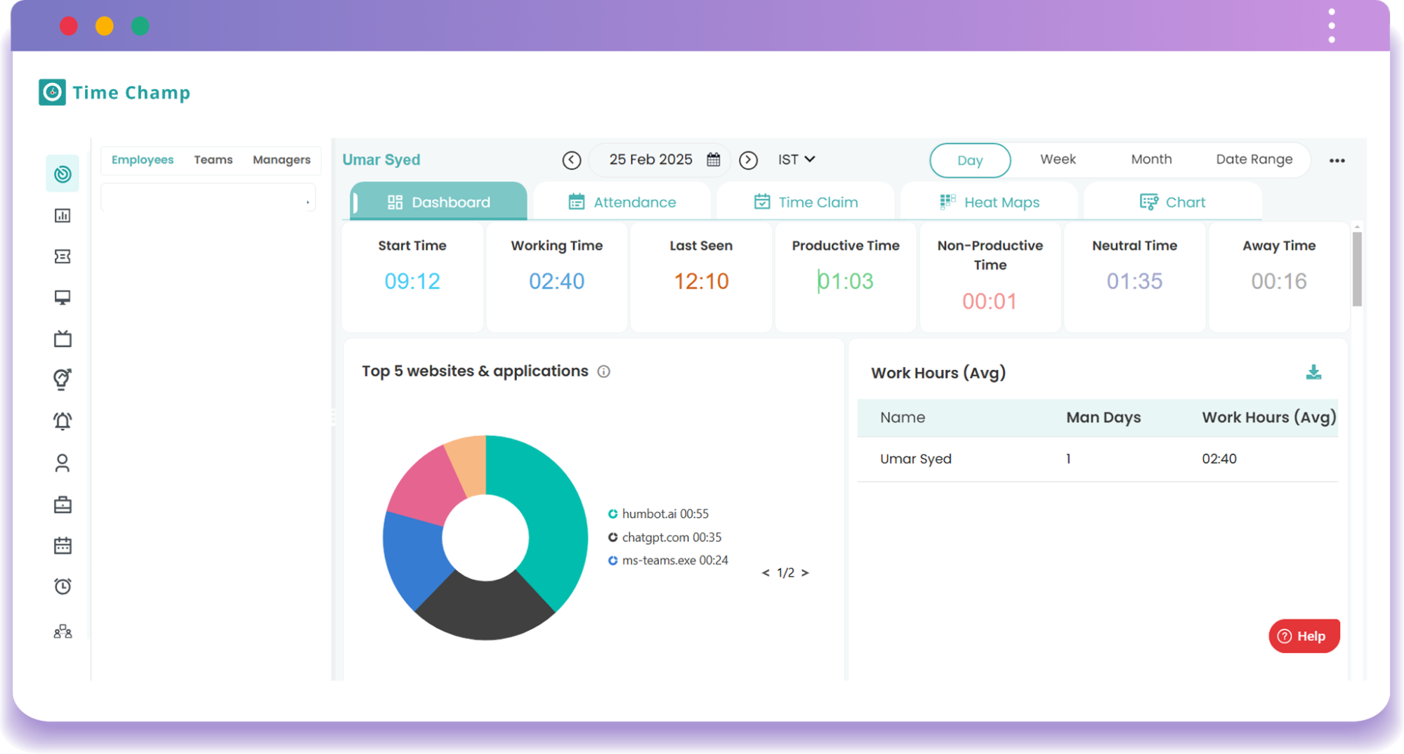 Time Champ screenshot