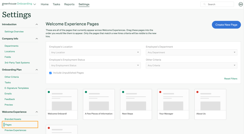 Greenhouse for employee onboarding