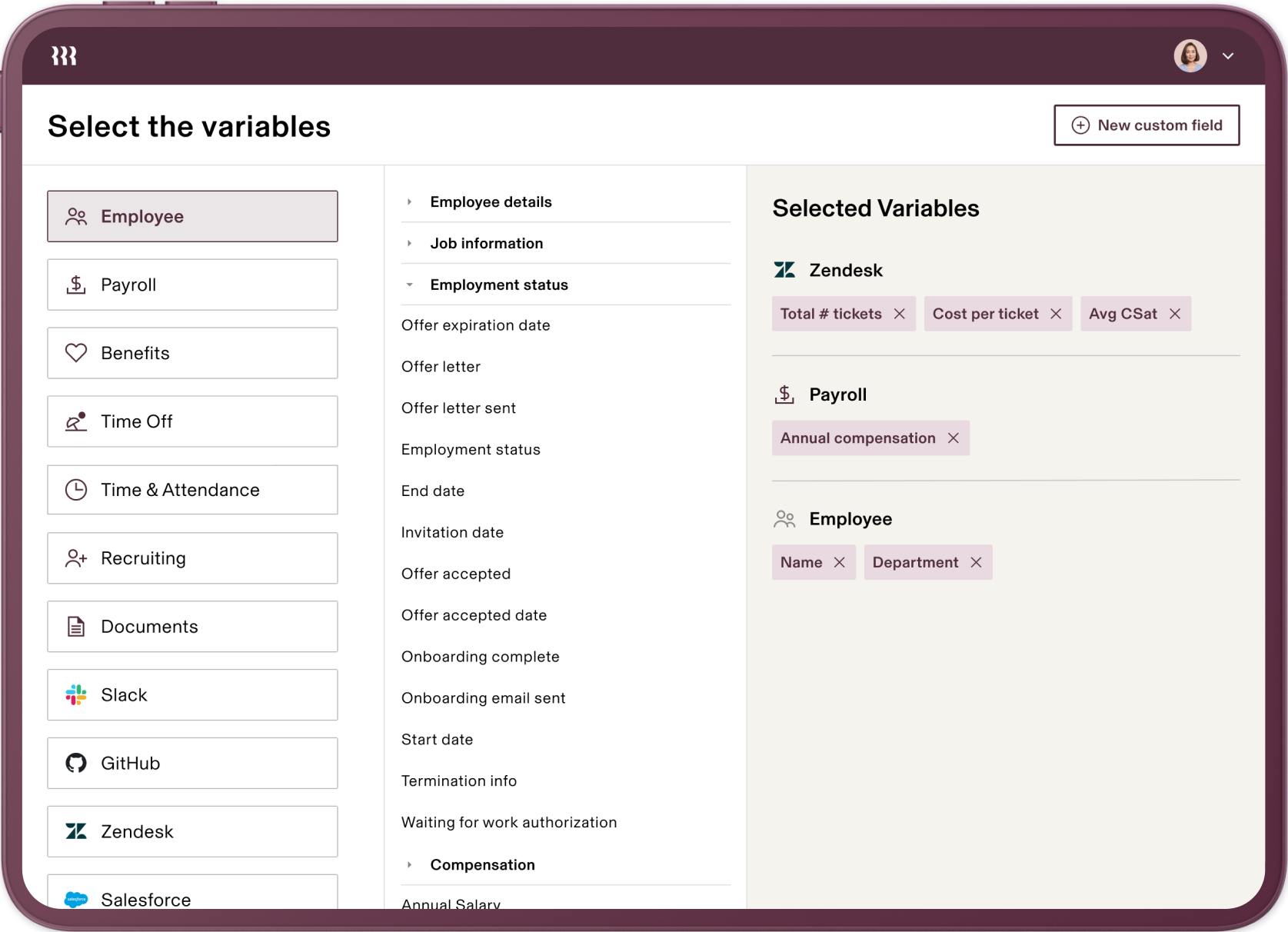 Rippling dashboard