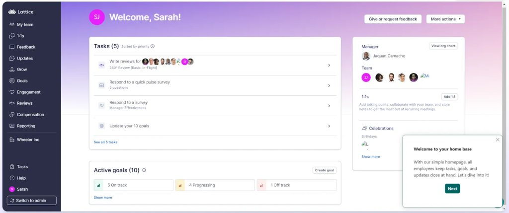 Lattice - Trakstar alternatives - PeopleGoal