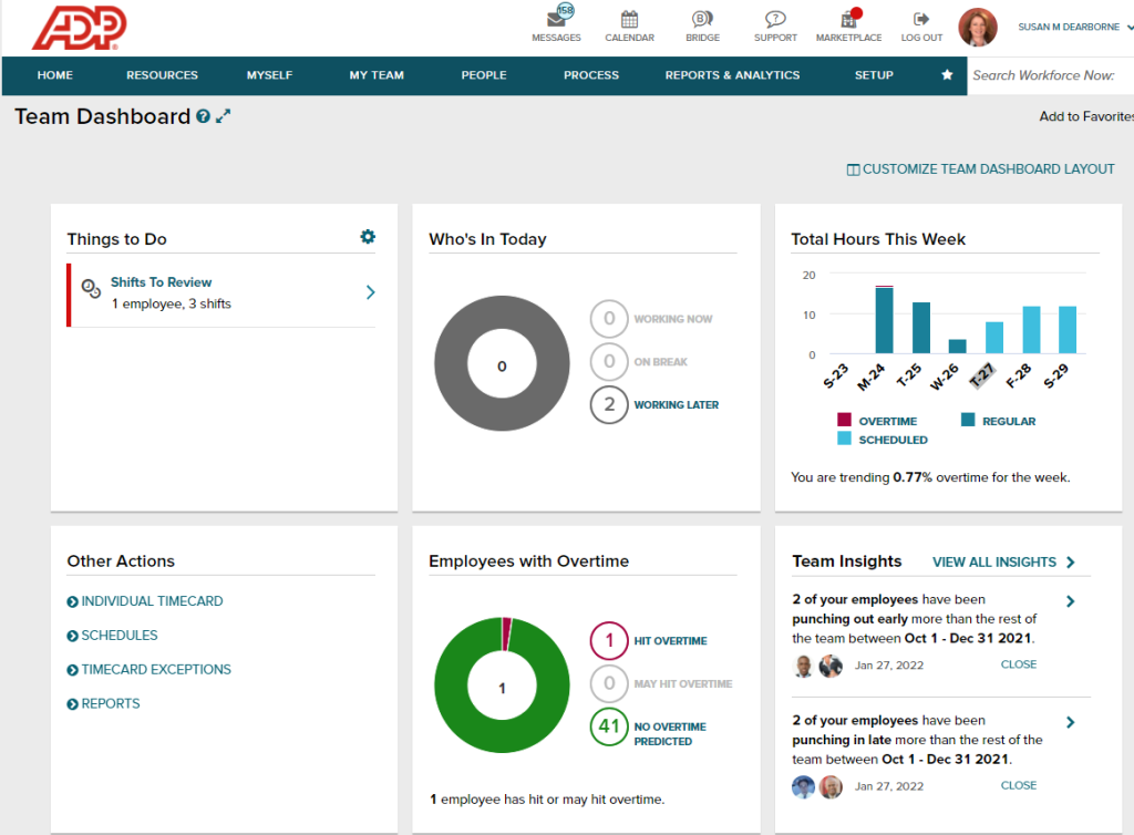 ADP Workforce Now - SAP SuccessFactors Alternatives - PeopleGoal
