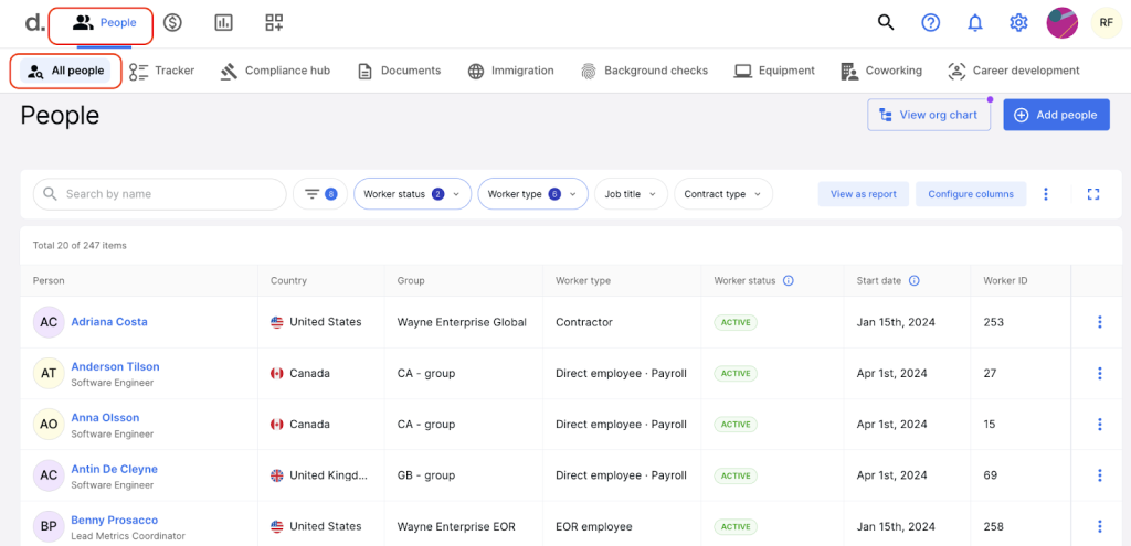 Deel - SAP SuccessFactors Alternatives - PeopleGoal