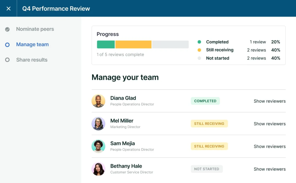 Lattice - Performance Review Software - PeopleGoal