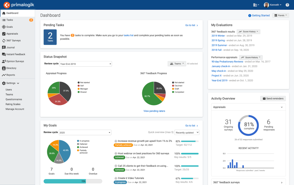 Primalogik - Best for Multi-Rater Coaching via AI
