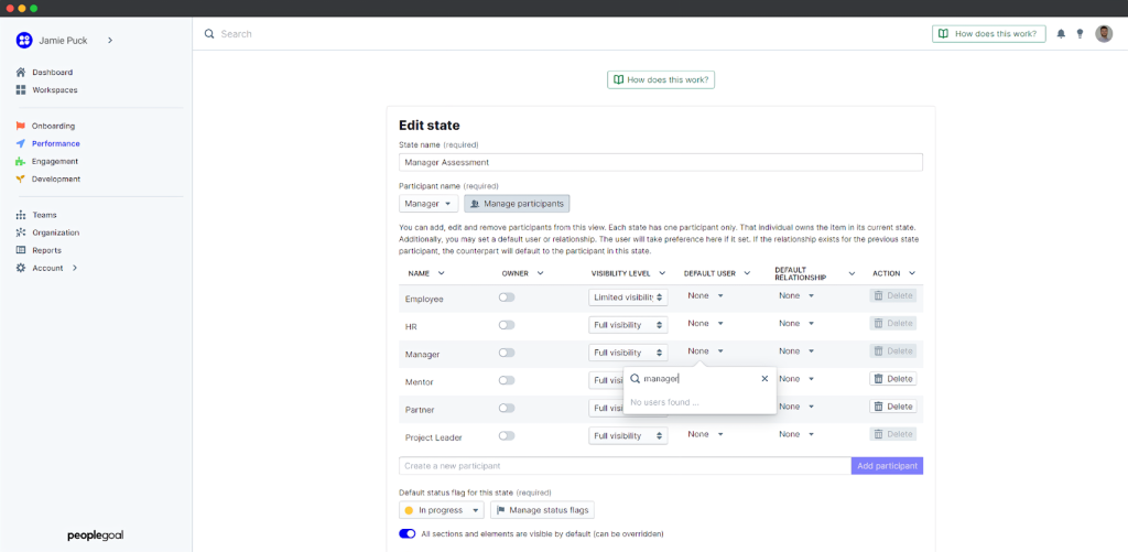 Assign Roles and Set Visibility