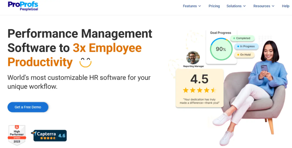 PeopleGoal Dashboard for empoyee tracking