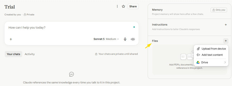 Step 3: Upload Your Knowledge Base