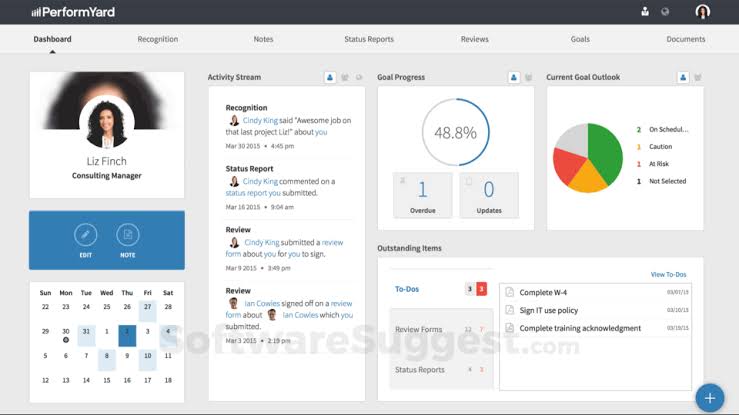 PerformYard: Best for Straightforward, HR-Run Review Cycles