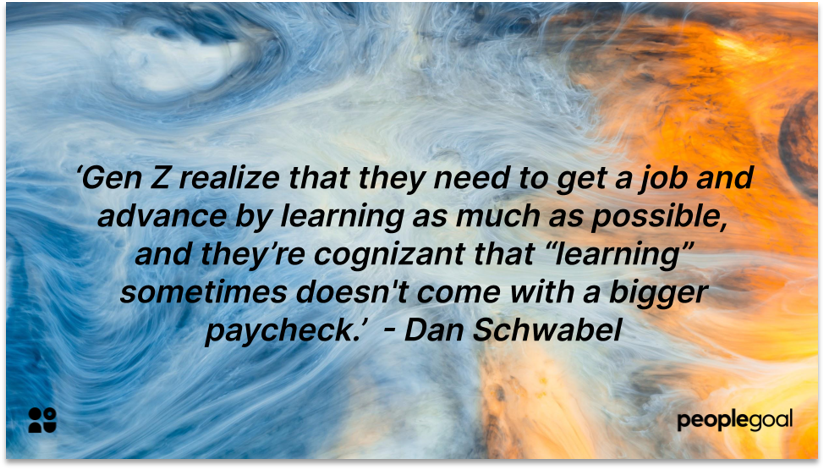 Next Gen workers and ongoing learning quote
