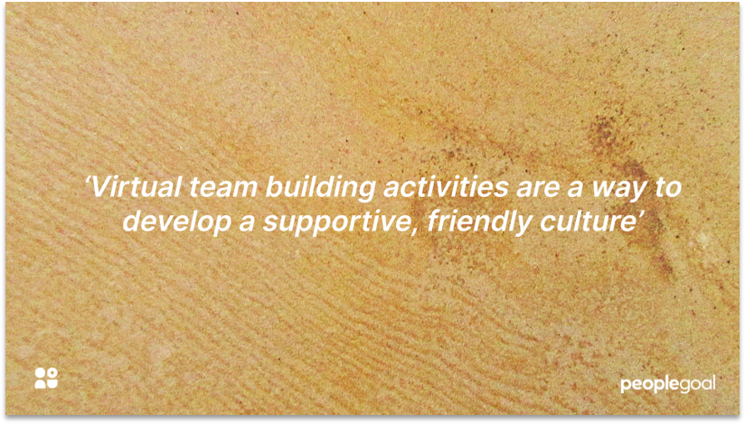 Virtual team building activities for remote teams