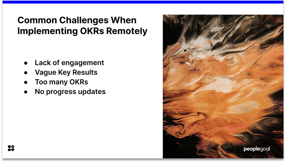 objectives and key results challenges