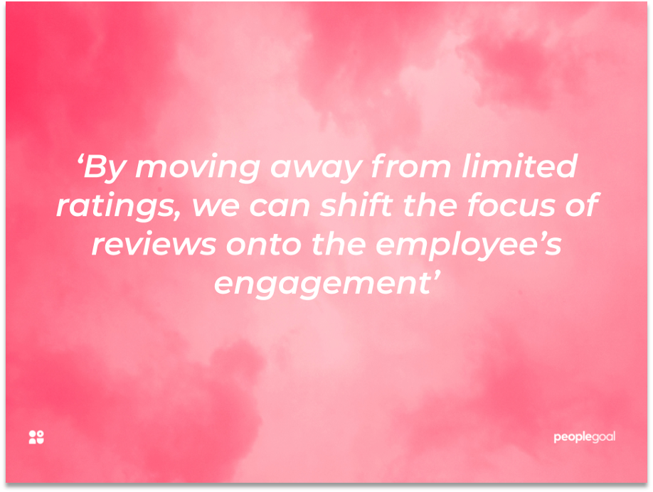 Quotation people goal performance reviews engagement