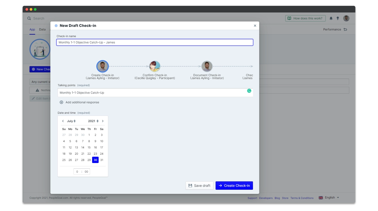 why use PeopleGoal for performance reviews