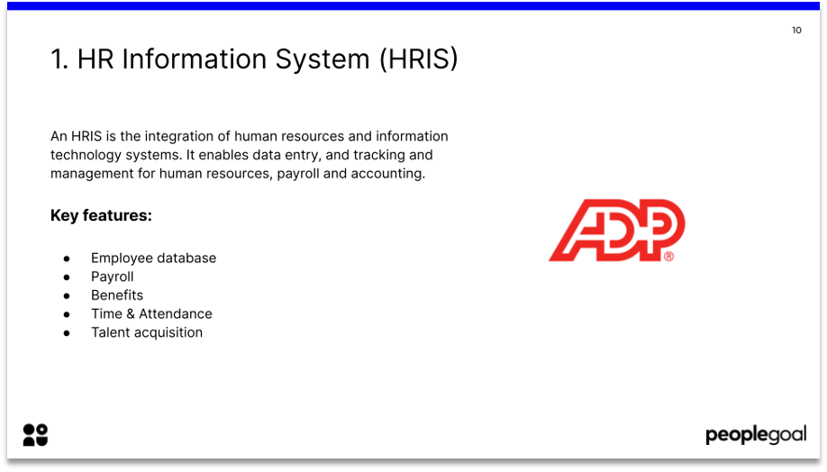 HR Information System (HRIS)